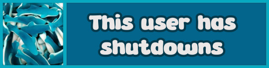 This user has shutdowns